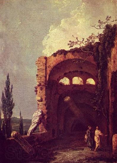 Richard Wilson Ruinen der Villa des Maecenas in Tivoli